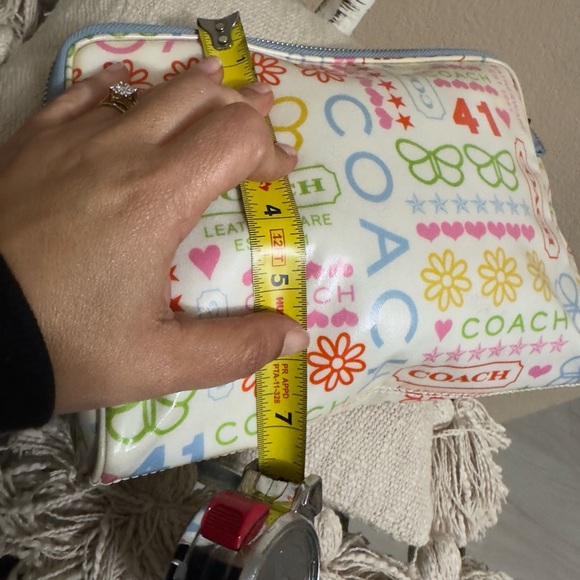 Coach Multicolor Patterned Pouch - Picture 4 of 11